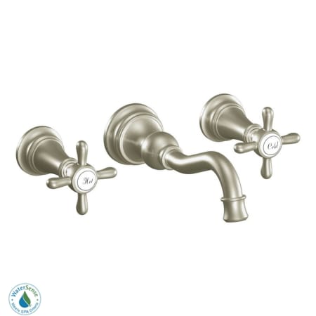 A large image of the Moen TS42112 Brushed Nickel