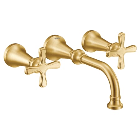 moen faucet colinet brushed gold