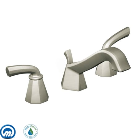 A large image of the Moen TS447 Brushed Nickel