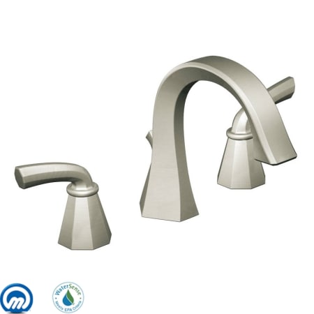 A large image of the Moen TS448 Brushed Nickel