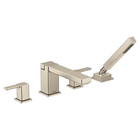 A large image of the Moen TS914 Brushed Nickel
