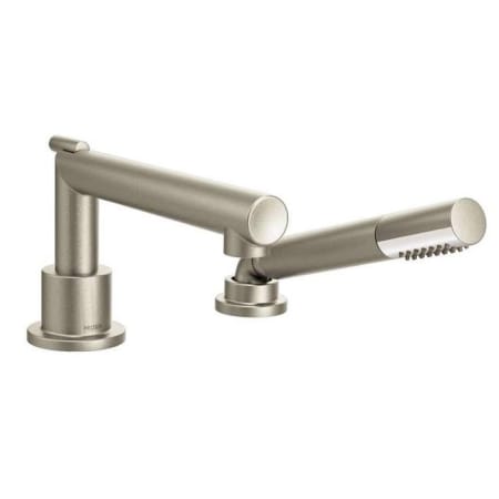 A large image of the Moen TS92004 Brushed Nickel