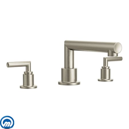 A large image of the Moen TS93003 Brushed Nickel