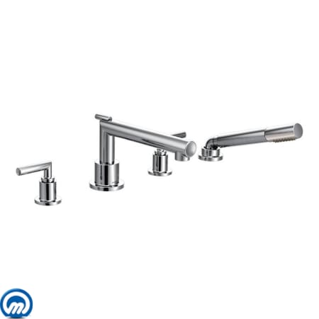 A large image of the Moen TS93004 Chrome