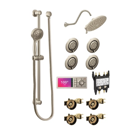 A large image of the Moen U-S6320EP-TS1422-4 Brushed Nickel