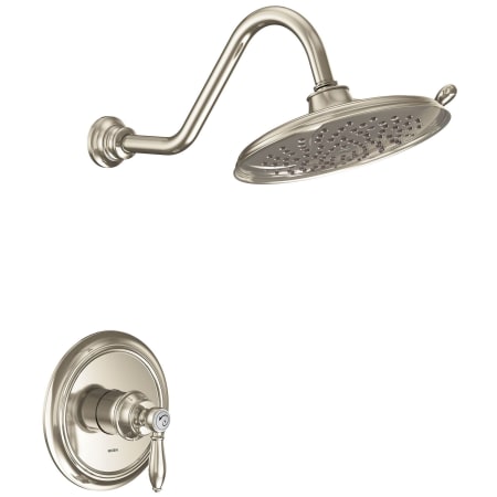 A large image of the Moen UTS232102EP Polished Nickel