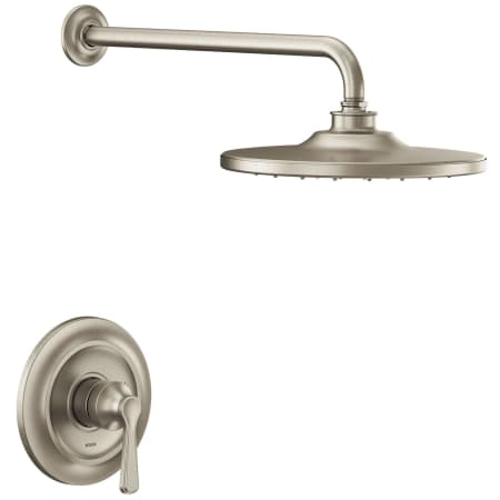 A large image of the Moen UTS244202EP Brushed Nickel