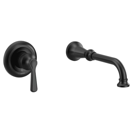 A large image of the Moen WTS44501 Matte Black