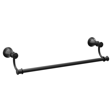 A large image of the Moen YB6418 Matte Black