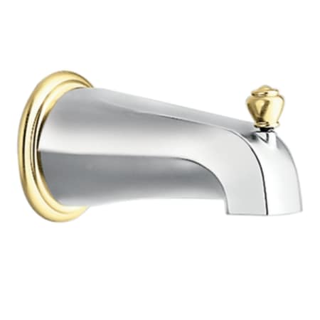 A large image of the Moen 3807 Chrome/Polished Brass