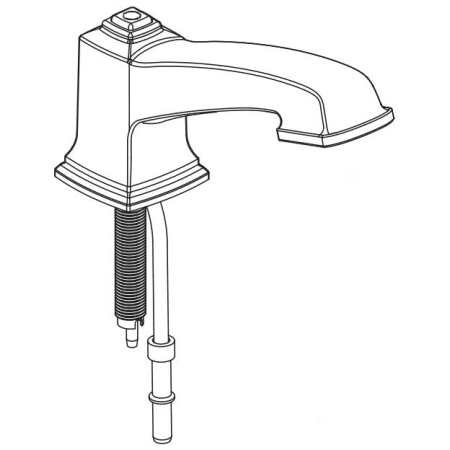 A large image of the Moen 158370 Spot Resist Satin Nickel