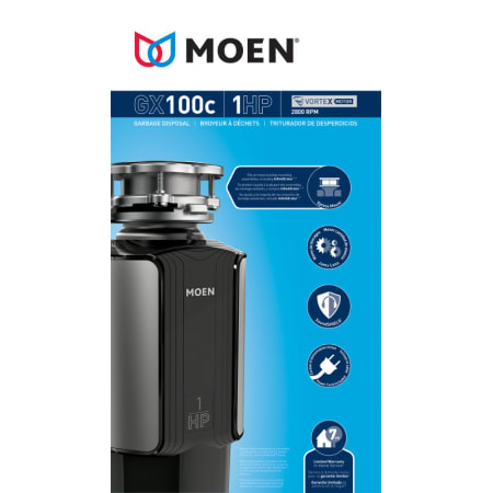 A large image of the Moen GX100C Alternate View