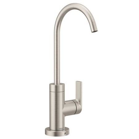 A large image of the Moen S5550 Spot Resist Stainless