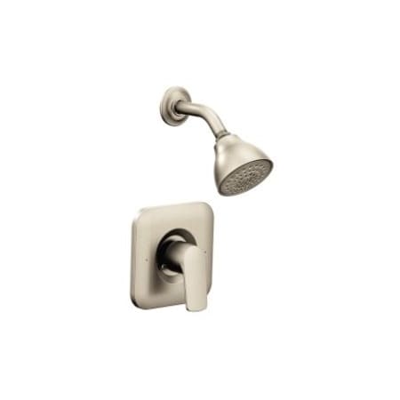 A large image of the Moen T2812 Brushed Nickel