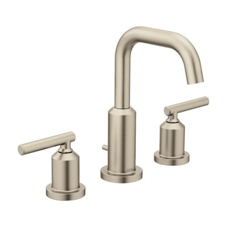A large image of the Moen T6142 Brushed Nickel