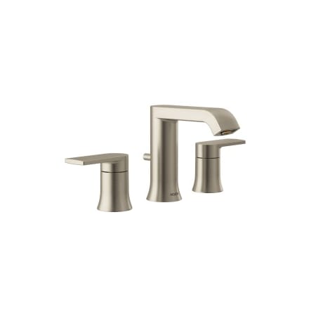 A large image of the Moen T6708 Brushed Nickel