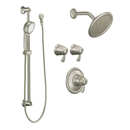 A large image of the Moen TS270 Brushed Nickel