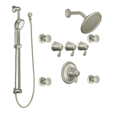 A large image of the Moen TS275 Brushed Nickel