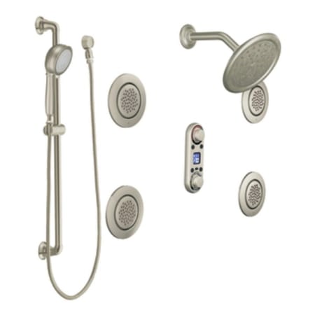 A large image of the Moen TS296 Brushed Nickel