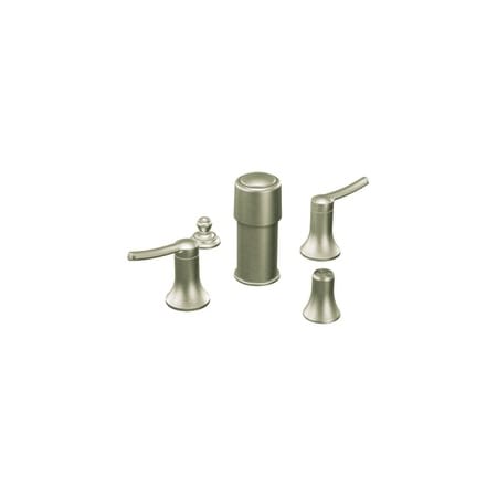 A large image of the Moen TS41705 Brushed Nickel
