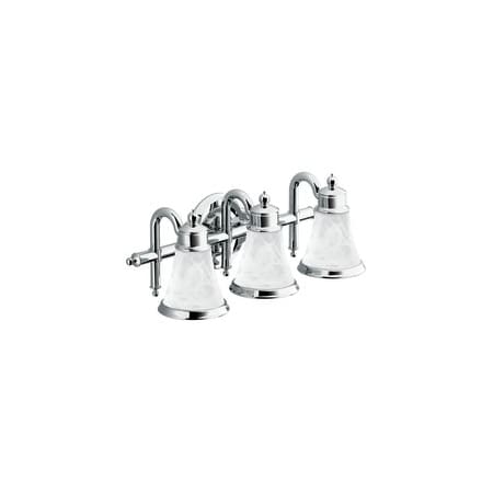 A large image of the Moen YB9863 Chrome