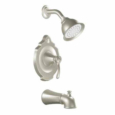 A large image of the Moen t2503 Brushed Nickel