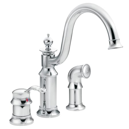 A large image of the Moen S711 Chrome