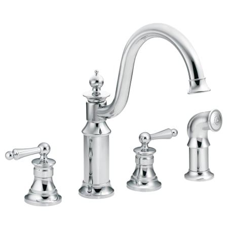 A large image of the Moen S712 Chrome