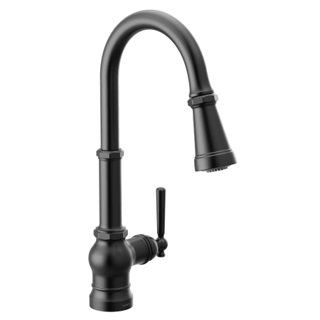 A large image of the Moen S72003 Matte Black