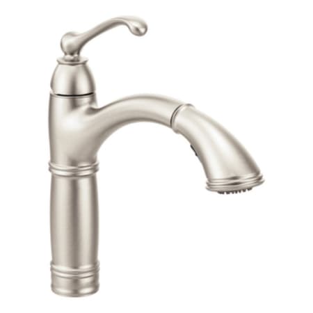 A large image of the Moen S73709 Faucet Only View