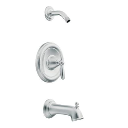 A large image of the Moen T62156 Chrome