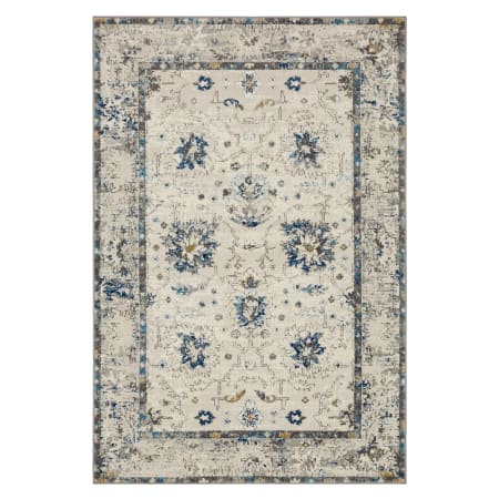 A large image of the Mohawk Home EEFEN 024358 EE Waldorf Gray / Dark Blue