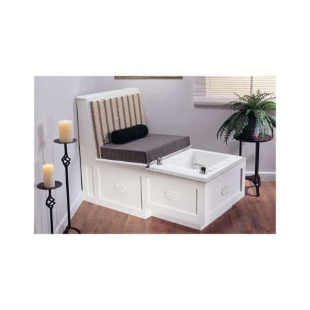 A large image of the MTI Baths MTLS110JPCLV White