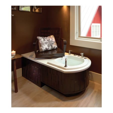 A large image of the MTI Baths MTLS120JPCLV White