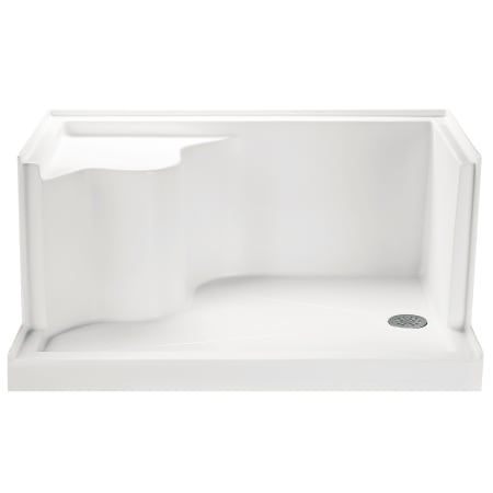 A large image of the MTI Baths MTSB-4832Seated - LH White