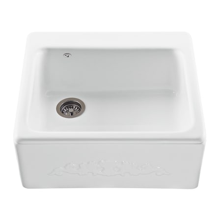 A large image of the MTI Baths MBKS240 White / 0 Holes