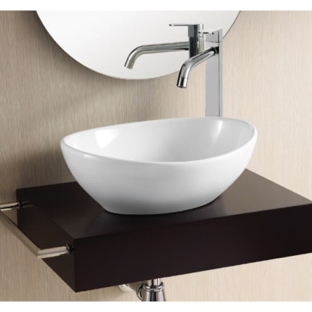 Nameeks Caracalla CA4047No Hole White Caracalla 153\/8\u0026quot; Ceramic Vessel Bathroom Sink Nameeks Caracalla CA4047No Hole White Caracalla 153\/8\u0026quot; Ceramic Vessel Bathroom Sink