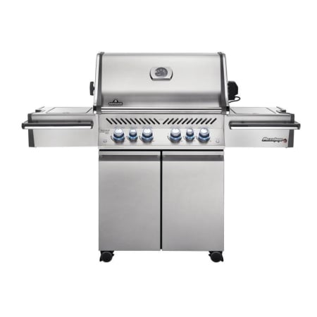 Prestige Pro 80000 BTU 67 Inch Wide Six Burner Liquid Propane Free Standing Grill with Infrared Rear and Side Burners