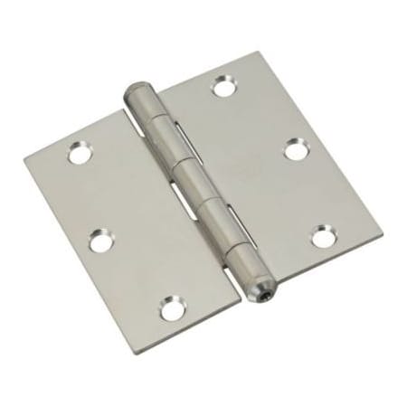 A large image of the National Hardware V514-3.5x3.5 Satin Stainless Steel