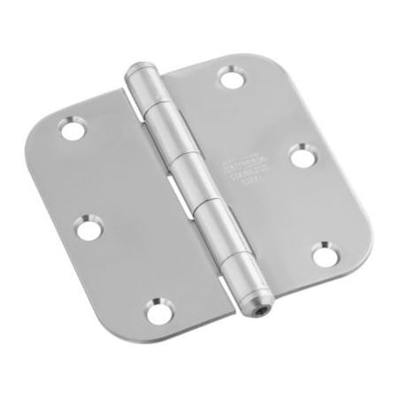 A large image of the National Hardware SPB514R5/8-3x3 Satin Stainless Steel