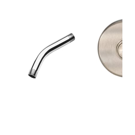 A large image of the Newport Brass 201 Satin Nickel