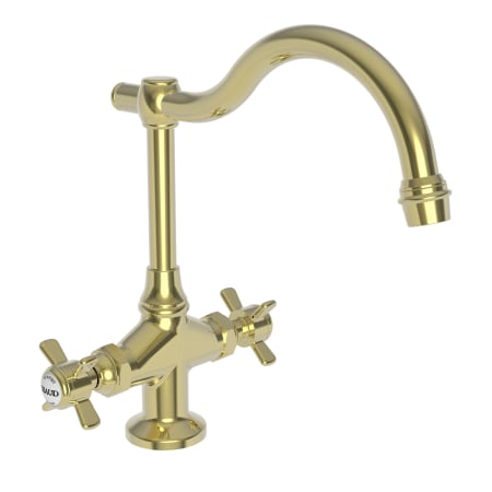 A large image of the Newport Brass 1008 Polished Brass Uncoated (Living)