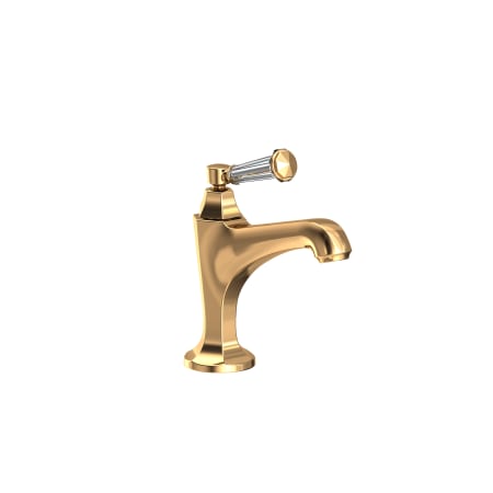 A large image of the Newport Brass 1233 Polished Brass Uncoated (Living)