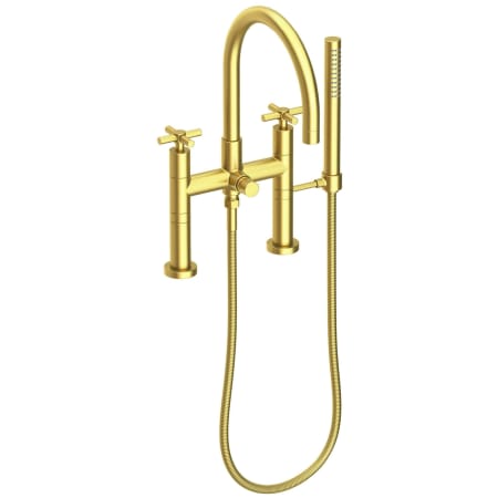 A large image of the Newport Brass 1500-4272 Satin Brass (PVD)