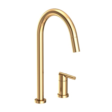 A large image of the Newport Brass 1500-5123 Polished Brass Uncoated (Living)