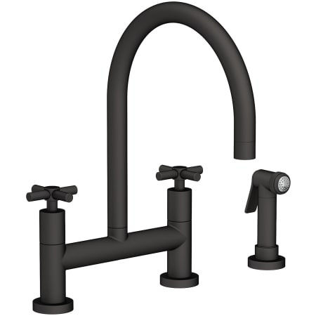 A large image of the Newport Brass 1500-5412 Flat Black