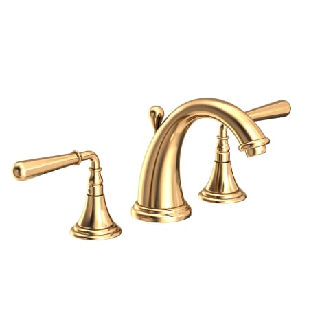 A large image of the Newport Brass 1740 Polished Brass Uncoated (Living)