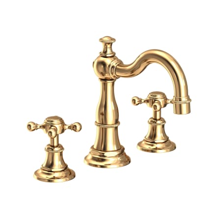 A large image of the Newport Brass 1760 Polished Brass Uncoated (Living)