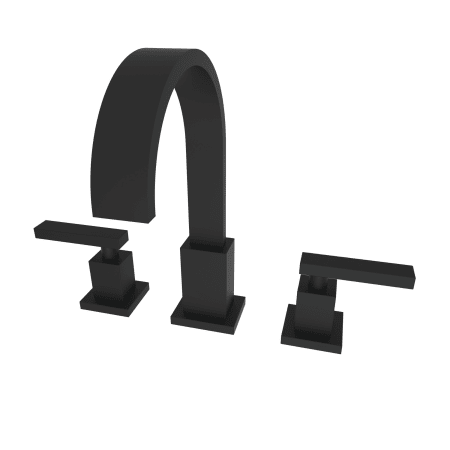 Newport Brass 2040 56 Flat Black Double Handle Widespread