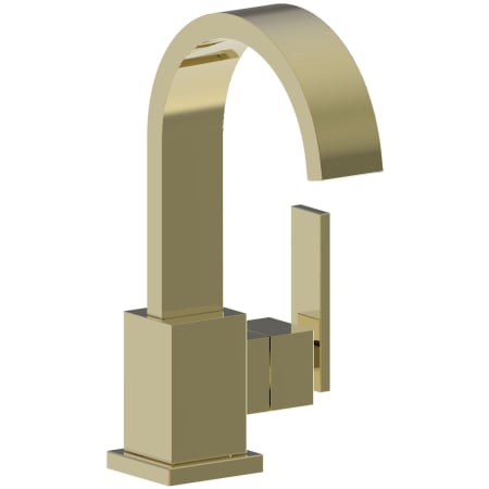 A large image of the Newport Brass 2043-1 Polished Brass Uncoated (Living)